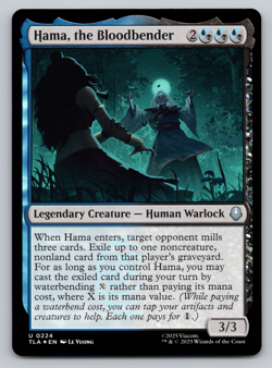 Hama, the Bloodbender FOIL - MTG Avatar: The Last Airbender TLA - Image 1