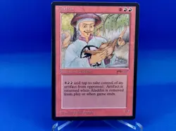 Aladdin 1x ARN MTG Arabian Nights Rare Vintage NM+ red - Image 1