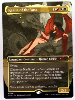 Kaalia of the Vast 1563 Borderless Non Foil Tragic Romance Secret Lair MTG NM - Image 1