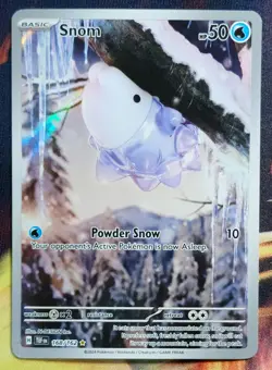 2024 Temporal Forces - Snom 168/142 Illustration Rare Pokemon Card - Image 1