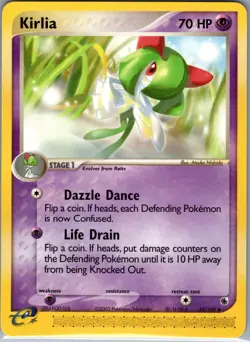 Kirlia 35/109 Non Holo Ruby and Sapphire - Pokemon Card - NM - Image 1