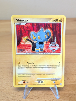 Shinx Staff Stamped City Championship Promo Nonholo 2007 Diamond Pearl MP-LP - Image 1