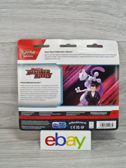 Pokemon TCG: Destined Rivals Zebstrika 3-Pack Blister Display IN HAND Freepost - Image 4