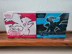 Pokemon TCG Black Bolt and White Flare Pokemon Center ETB, IN HAND - Image 1