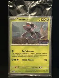 Pokemon Genesect 008 Phantasmal Flames Stamped Promo BestBuy Exclusive NEWSEALED - Image 1