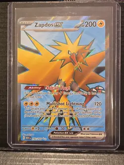 Pokemon TCG S&V 151 Zapdos ex 192/165 Holo - Image 1