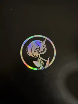 Pokemon TCG Gardevoir Shiny Silver Holo MEGA EVOLUTION Mini Coin - Image 1