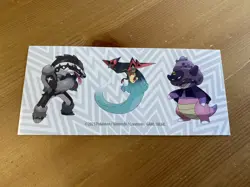 Pokemon Knock Out Collection 3 Sticker Sheet Slowking Obstagoon Dragapult - Image 1