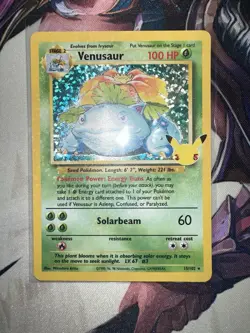 Pokemon Celebrations 25th Anniversary Venusaur 15/102 Holo Rare NM/Mint - Image 2