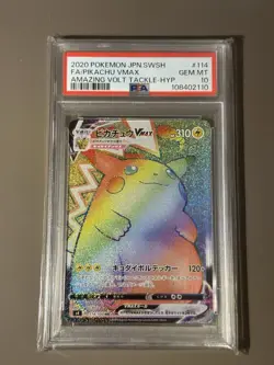 PSA 10 Pikachu VMAX 114/100 Amazing Volt Tackle HR Japanese Pokemon GEM MINT - Image 1