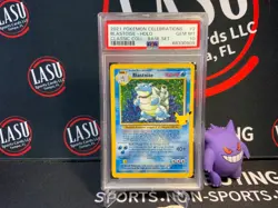 PSA 10 Blastoise Holo 2/102 Celebrations Classic Collection Pokemon 2021 - Image 1