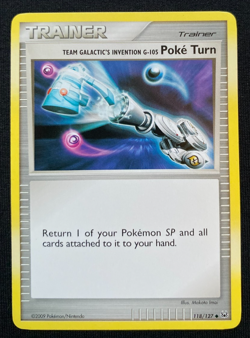 Pokemon TCG - Poke Turn Platinum Uncommon 118/127 LP - Image 1