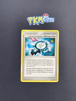Pokemon TCG Team Galactics Invention G101 Energy Gain Platinum 116/127 Regular. - Image 1