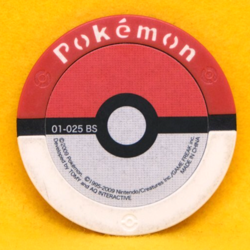 Slugma Pokemon Battrio Coin 2009 Vintage 01-025 BS Nintendo Japanese F/S - Image 2