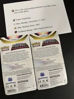2x Pokemon Astral Radiance 1-Pack Blister w/ Toxel & Oricorio Promo, New, Sealed - Image 2