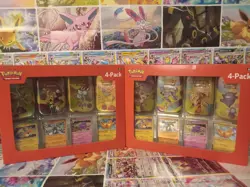 Pokemon TCG: Sams Club 4 pack 151 Mini Tins with 4 promos. SEALED. - Image 1