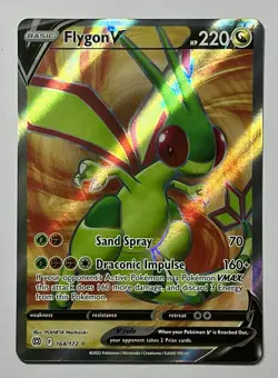 Flygon V 164/172 (NM) Alt Art Sword & Shield: Brilliant Stars 2022 Pokemon - Image 1
