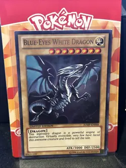 Yugioh Blue-eyes White Dragon Ultra Rare Promo Jump-en068 NM - Image 1