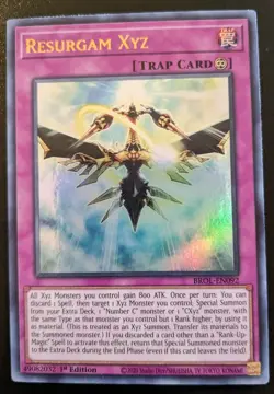 Resurgam Xyz BROL-EN092 1st Edition Ultra Rare Brothers Of Legend Yu-Gi-Oh! TCG - Image 1