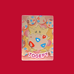 TOGEPY--JAPANESE MEIJI EMBOSSED PROMO FOIL POKEMON CARD - Image 1