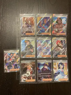 Pokemon Card TCG Full Art Trainer Lot 10x Ariana Sada Lisia Fennel Supporters NM - Image 1