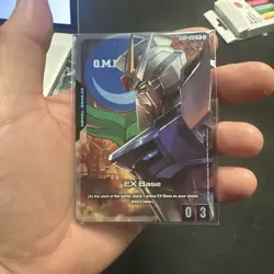 Gundam Card Game ENGLISH Promo EX Base EXBP-002 and EX Resource EXRP-002 SEALED - Image 1