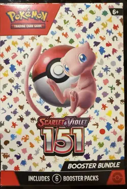 Pokemon Scarlet Violet 151 Booster Bundle New Sealed TCG Cards - Image 1