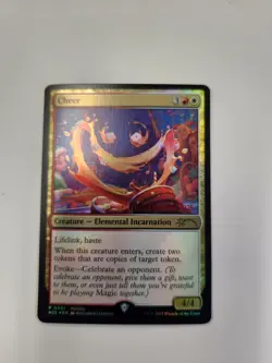 MTG Cheer Magic the Gathering 2025 Holiday Store Exclusive Promo Card - Image 1