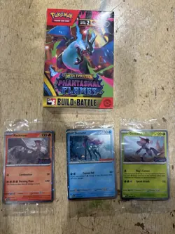 Sealed Pokemon phantasm flames promo cards from GS, Bestbuy, and Barnes Noble - Image 1