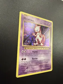 Pokemon TCG Mewtwo XY Evolutions 51/108 Cracked Ice Holo Rare Card - Image 2