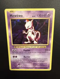 Pokemon TCG Mewtwo XY Evolutions 51/108 Cracked Ice Holo Rare Card - Image 5