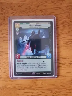 Darth Vader Commanding The First Legion Star Wars Unlimited Card Game TCG - Image 1
