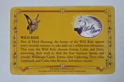 Bella Sara Summer Camp Card Wild Ride 47/55 - Image 2