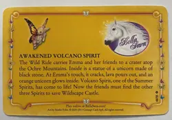 Bella Sara Summer Camp Card Awakened Volcano Spirit 48/55 - Image 2