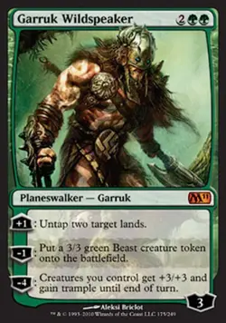 LP M - Garruk Wildspeaker: Magic 2011 Core Set - Image 1