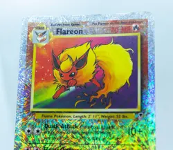 FLAREON 10/110 Reverse Holo Rare Legendary Collection WOTC - Pokemon Card 2002 - Image 3