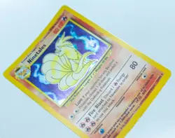 NINETALES 12/102 Holo Rare Base Set Unlimited 1999 - Pokemon Card WOTC - Image 5