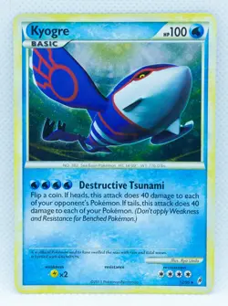 KYOGRE 12/95 (NM-Exc) Holo Rare Call of Legends Set 2011 - Pokemon Card - Image 1