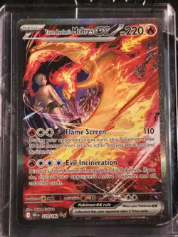 Pokemon TCG Team Rockets Moltres EX Card #229 - Image 1