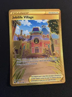 Jubilife Village 212/189 Secret Rare SWSH10: Astral Radiance Pokemon Card - Image 1