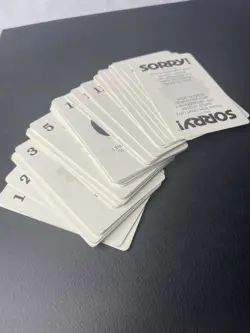 1992 Sorry Board Game SINGLE Replacement Cards Parker 1992 YOU PICK - Image 5