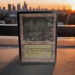 Magic The Gathering - Collectors' Edition - Bayou Dual Land Excellent LP+ - Image 1