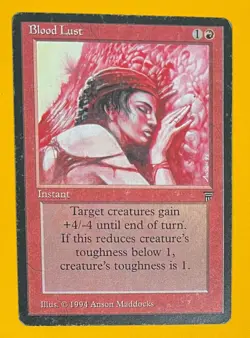 MTG BLOOD LUST Legends (OldManMTG 004-402) - Image 1