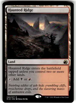 Haunted Ridge Innistrad: Midnight Hunt Regular MTG NM - Image 1