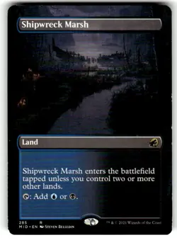 Shipwreck Marsh (Borderless) Innistrad: Midnight Hunt Regular MTG NM - Image 1