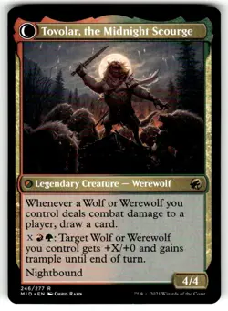 Tovolar, Dire Overlord R Innistrad: Midnight Hunt # 246 NM Normal MTG - Image 2