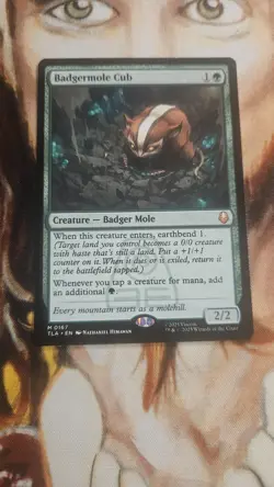 Badgermole Cub Regular NM Avatar: The Last Airbender #167 MTG - Image 1