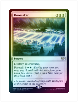 1x Doomskar, Foil, Kaldheim, Magic the Gathering MTG NM - Image 1