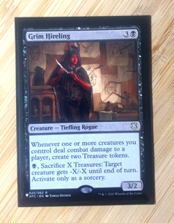 Grim Hireling - FANTASTIC Condition - The List Reprints Regular NM MTG - Image 1