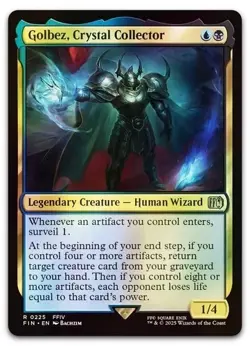 Golbez, Crystal Collector #225 (Foil) (NM) Final Fantasy FIN Magic MTG - Image 1